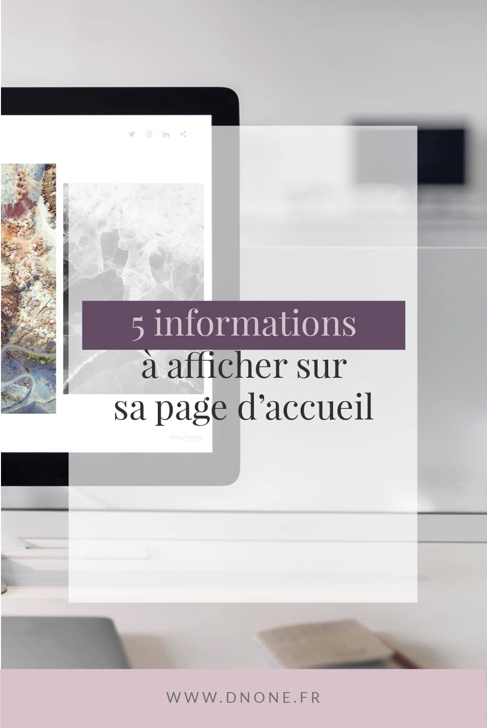 Épingle Pinterest 5 informations à afficher sur sa page d’accueil