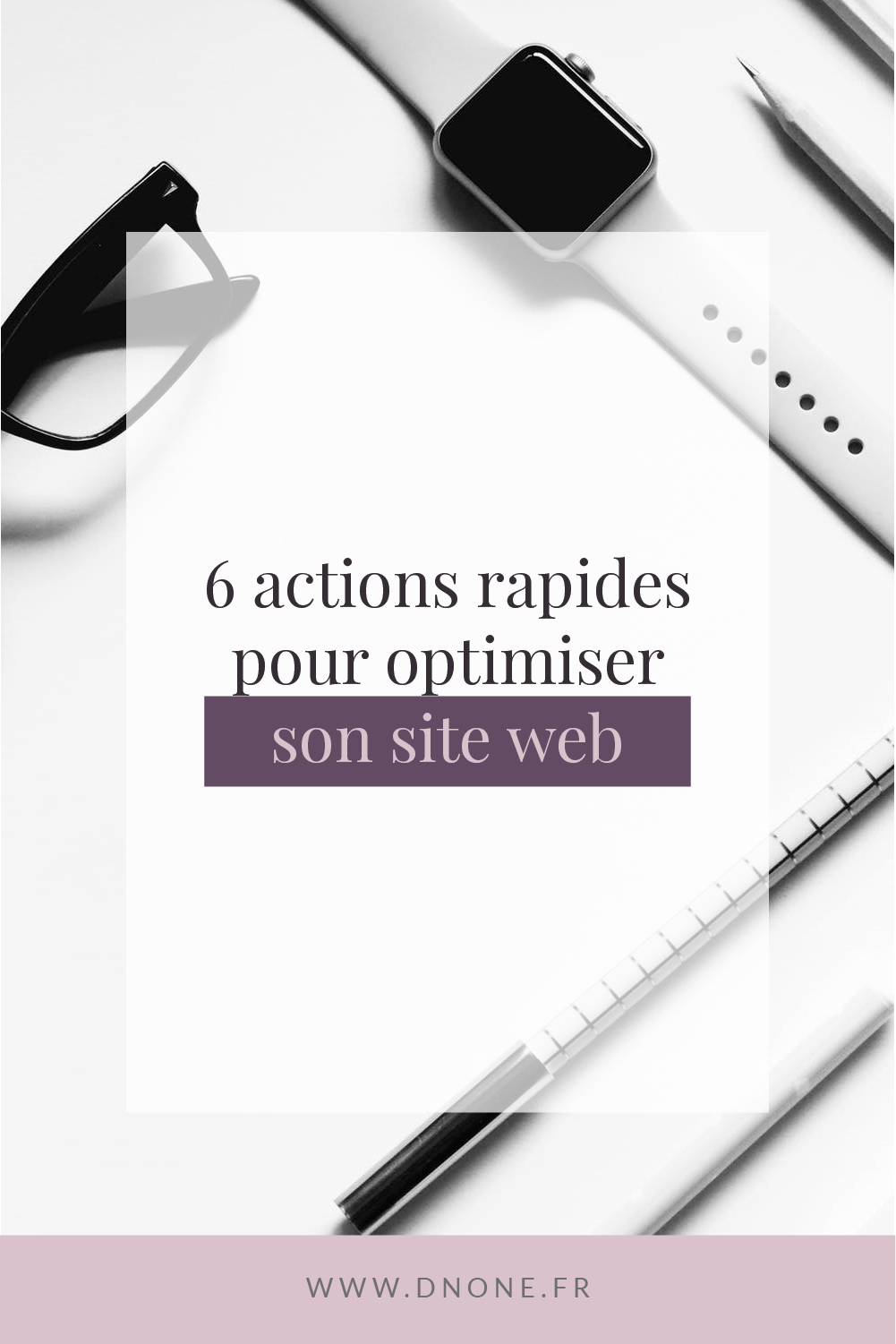 Épingle Pinterest actions optimisation site web