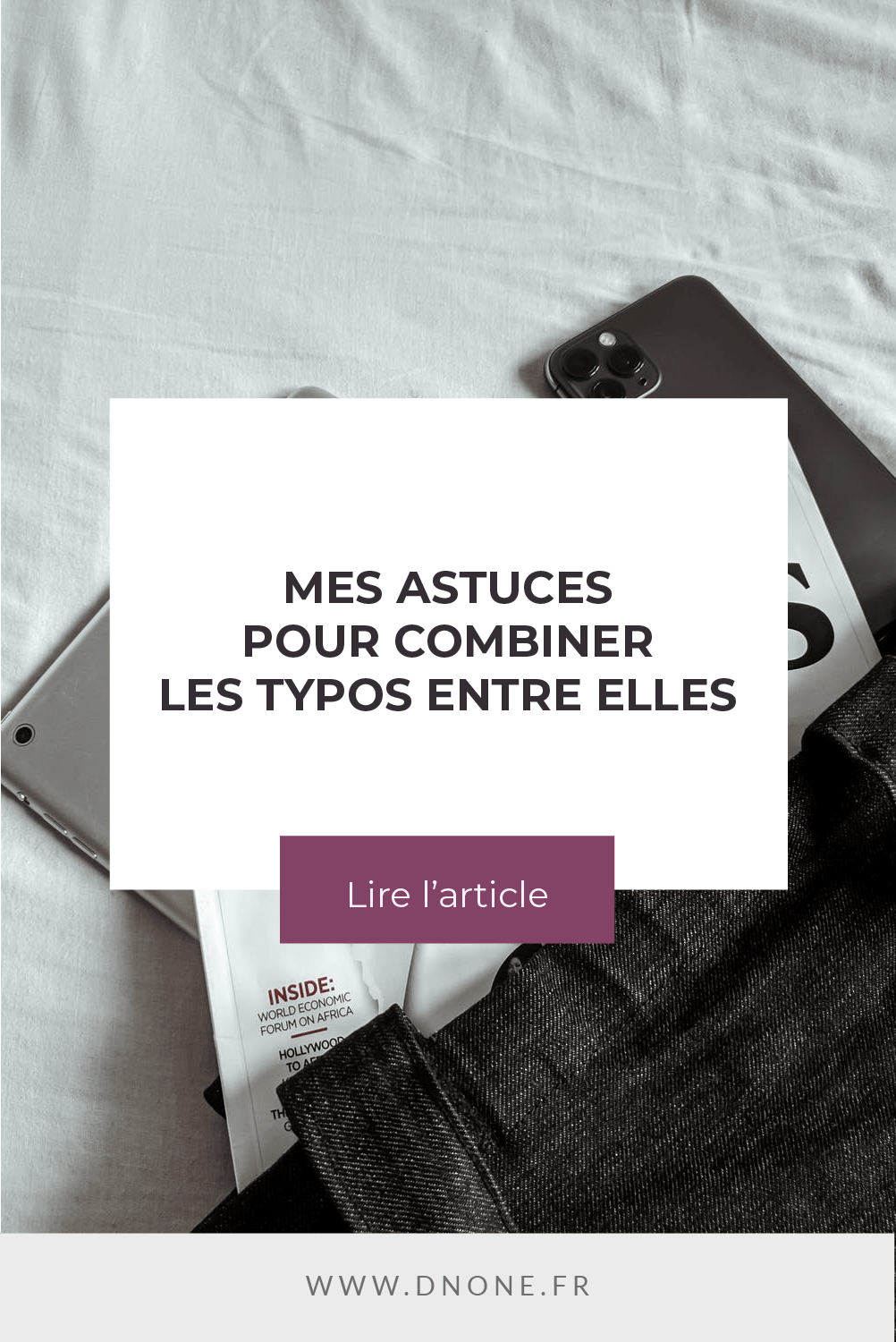 Épingle Pinterest Mes astuces pour combiner les typographies entre elles