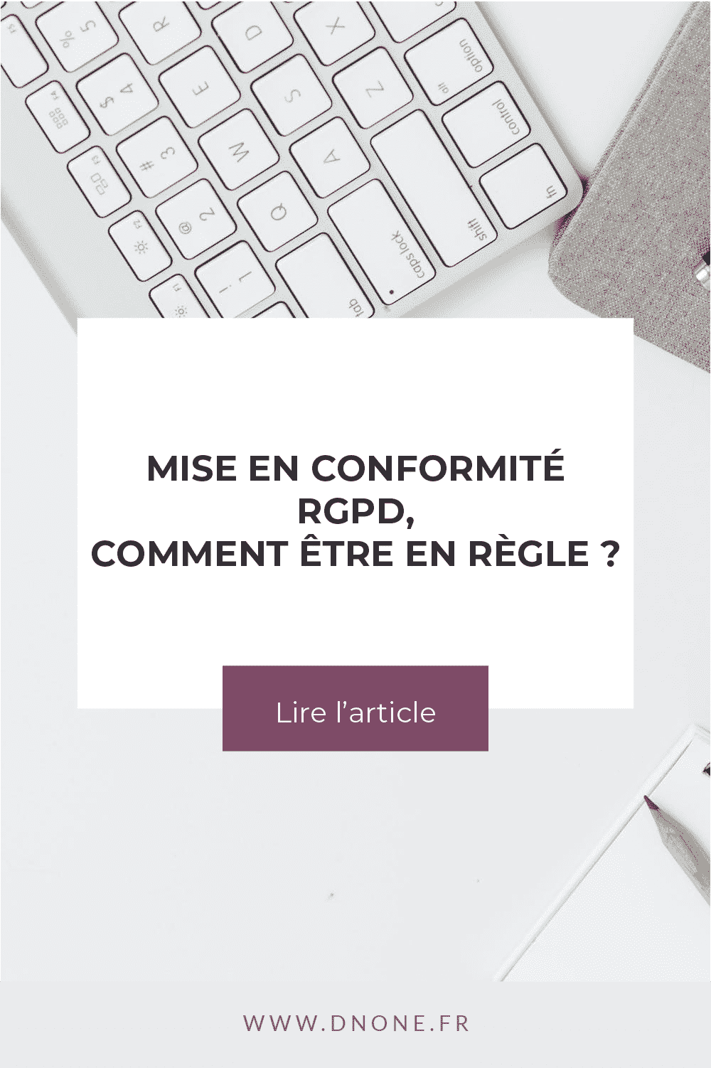 Épingle Pinterest mise en conformité RGPD