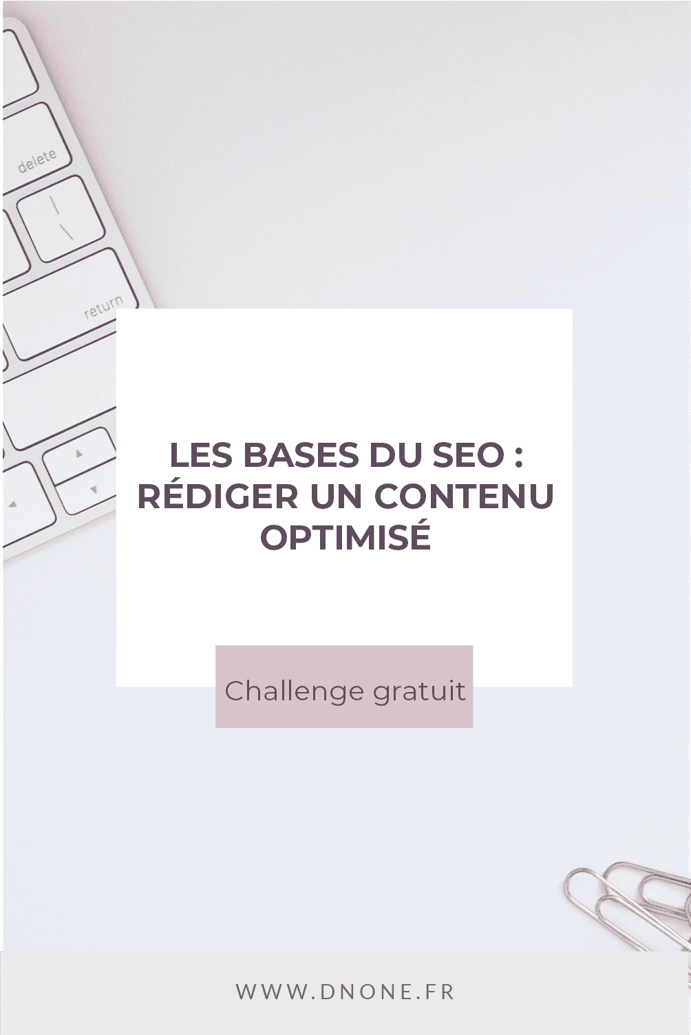 Épingle Pinterest contenu optimisé seo