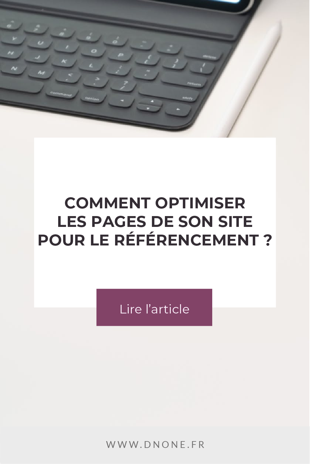 Épingle Pinterest optimiser pages site seo