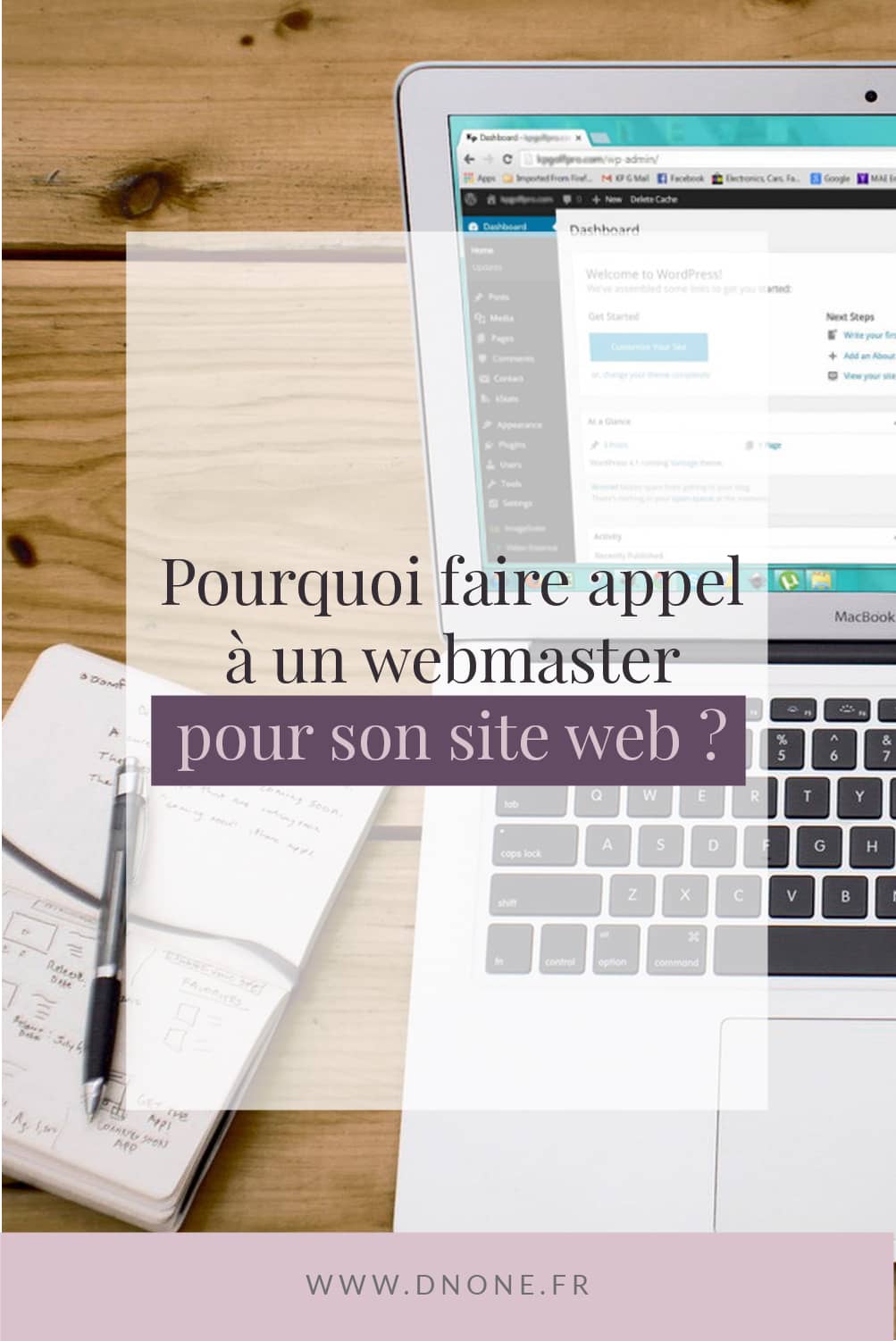 Épingle Pinterest Pourquoi faire appel à un webmaster pour son site web ?
