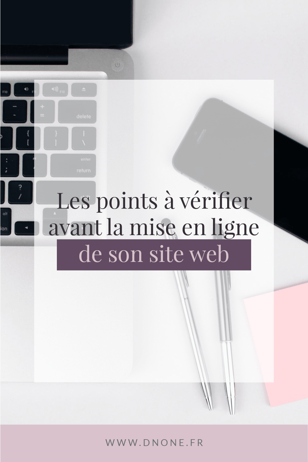 Épingle Pinterest Les points à vérifier avant la mise en ligne de son site web