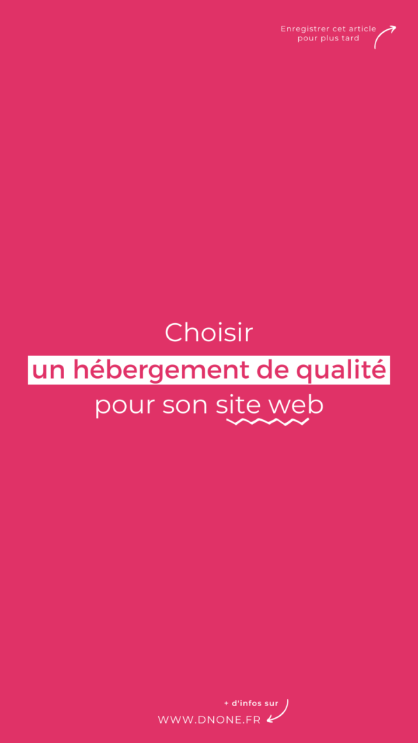 Choisir un hébergement de qualité pour son site web