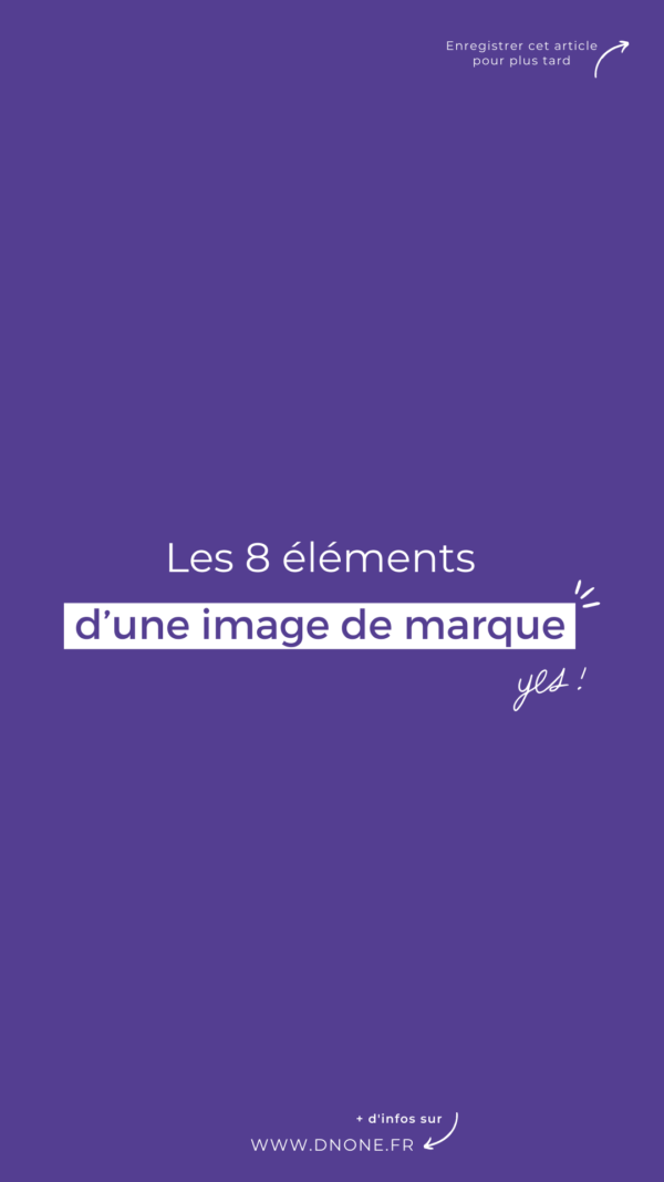 Les 8 éléments d’une image de marque