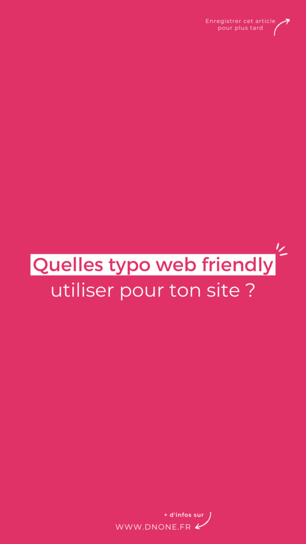 Quelles typographies web utiliser pour son site ?